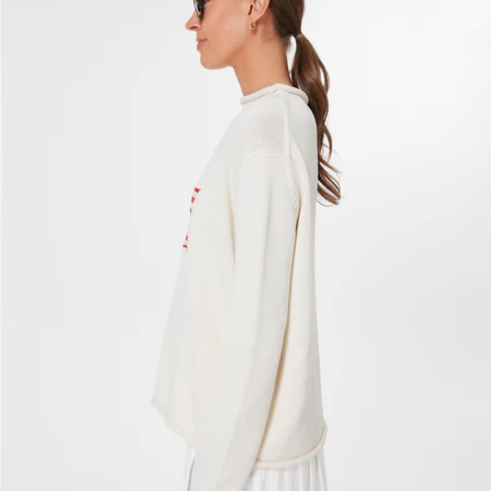 Tuckernuck roll neck White Flag Sweater - Picture 3 of 4